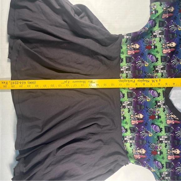 Gray Beetlejuice Fit n’ flare top. Size S. Made in Washington! - Picture 4 of 8